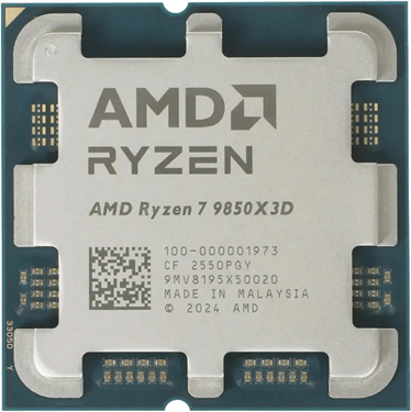 Процессор AMD Ryzen 7 9850X3D 4,7Гц (5,6ГГц Turbo) 8C/16T  96MB L3 120W AM5 OEM 100-000001973