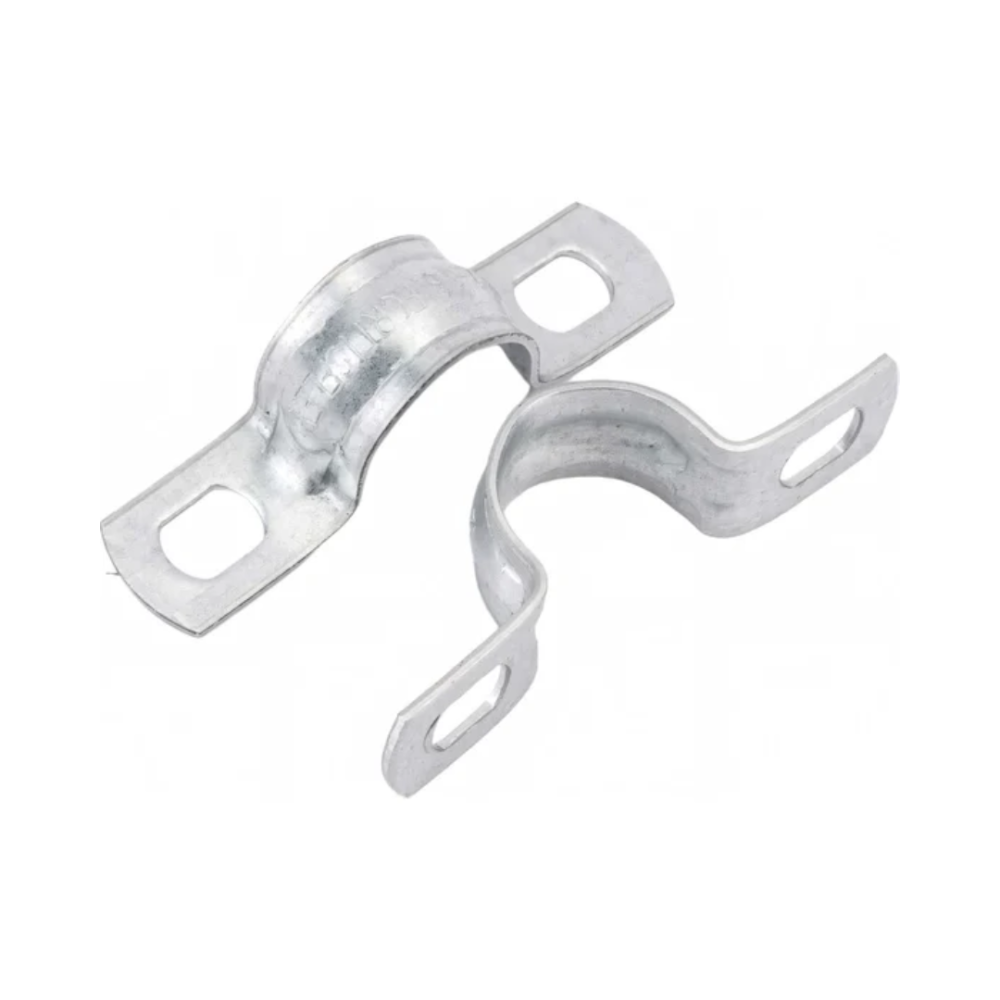 Скоба металлическая 2-лапковая d 31-32mm