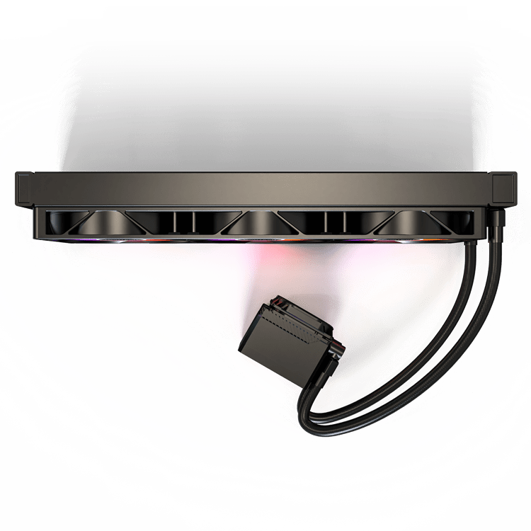 Водяное охлаждение для CPU Montech PureFlow ARGB 360 (B) TDP 320W 3x120 115x-1851/AM4/AM5 Black