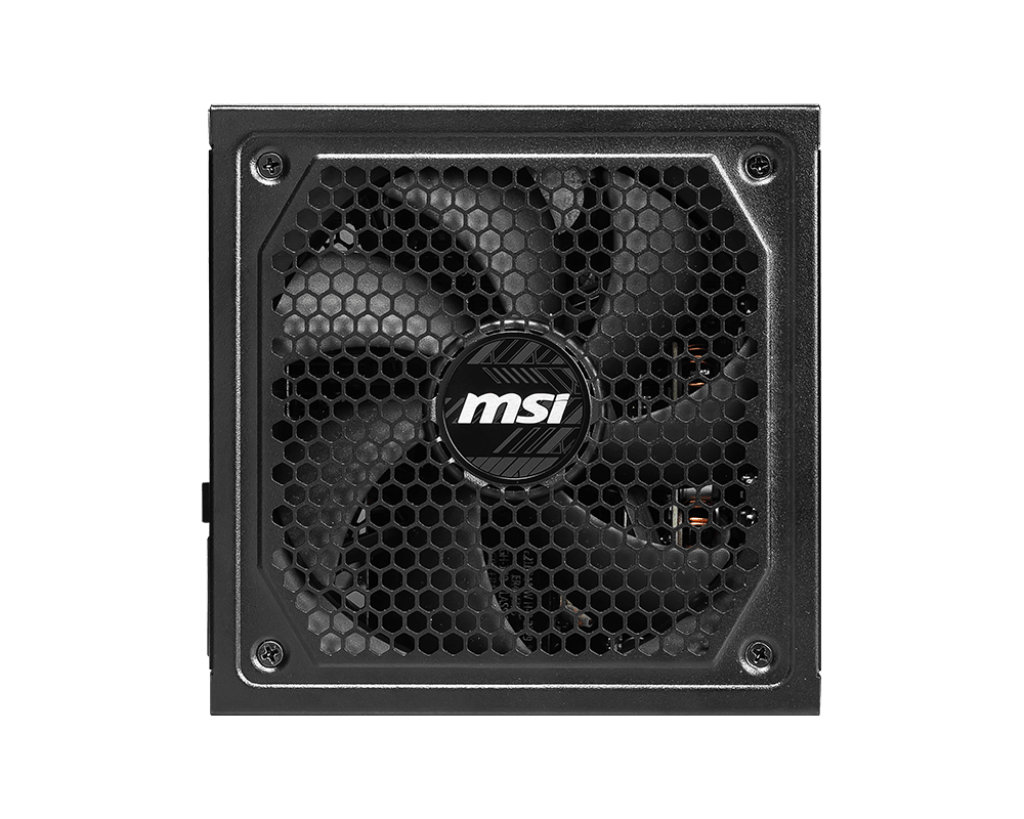 Блок питания MSI 1000W, MAG A1000GL PCIE5, Full Modular, ATX, 80+ GOLD, КПД >90%, Fan 135mm, Черный