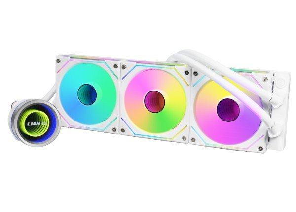 Водяное охлаждение для CPU Lian Li GA II Trinity 360, ARGB 3x120см White G89.GA2T36W.00