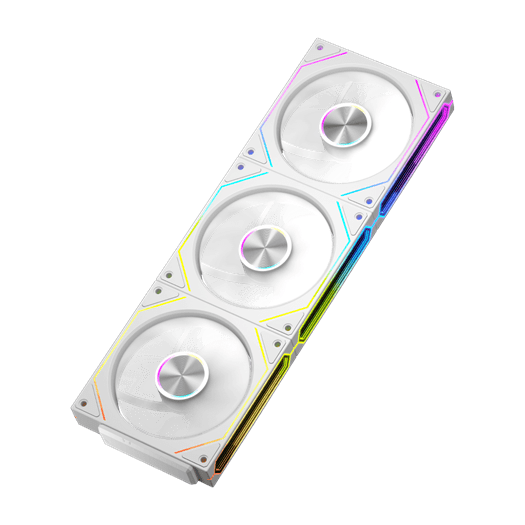 Вентилятор для корпуса PCCoole F3 X120R ARGB WH 3IN1, FAN 120mm, 800~1800RPM, 54 CFM, RGB