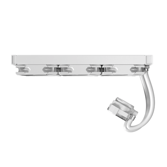 Водяное охлаждение для CPU Montech HyperFlow Silent 360 (W) TDP 350W 3x120 115x-1851/AM3-AM5 White