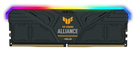 Оперативная память 64GB Kit (2x32GB) GEIL GEMINI RGB TUF 5600Mhz DDR5 UDIMM CL38 GMST564GB5600C38ADC