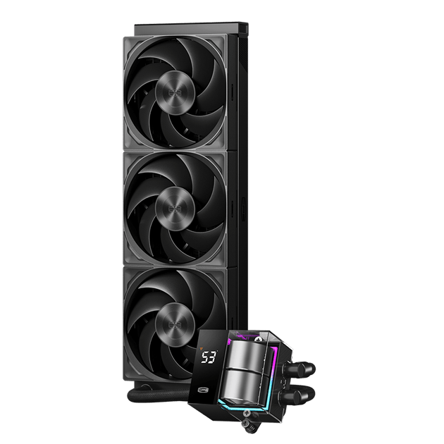 Водяное охлаждение для CPU PCCooler DS360Pro Digital BK, ARGB, TDP 310W, 3x120см, LGA Intel/AMD Черн