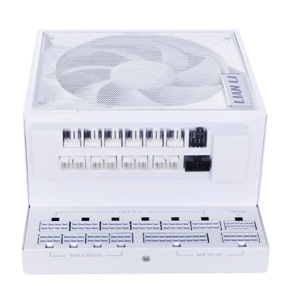 Блок питания Lian Li 1000W, EG1000G, Full Modular, 80+ GOLD, КПД 91.2%, Белый, G9P.EG1000G.WH00.EU