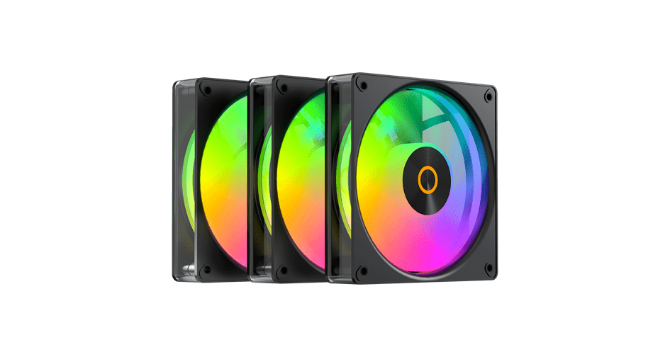 Вентилятор для корпуса Ocypus Gamma F12 Elite BK ARGB 3-IN-1 3x(120x120x25mm) 600-1800RPM Черный