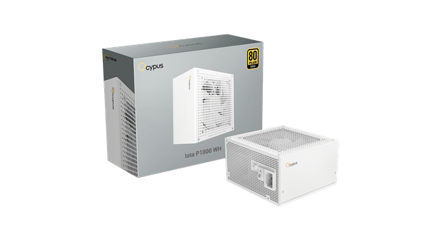 Блок питания Ocypus Iota P1000 WH 1000W Full Modular, 80+GOLD, КПД 91 Белый,Iota-P1000-G1FFWH025X-EU