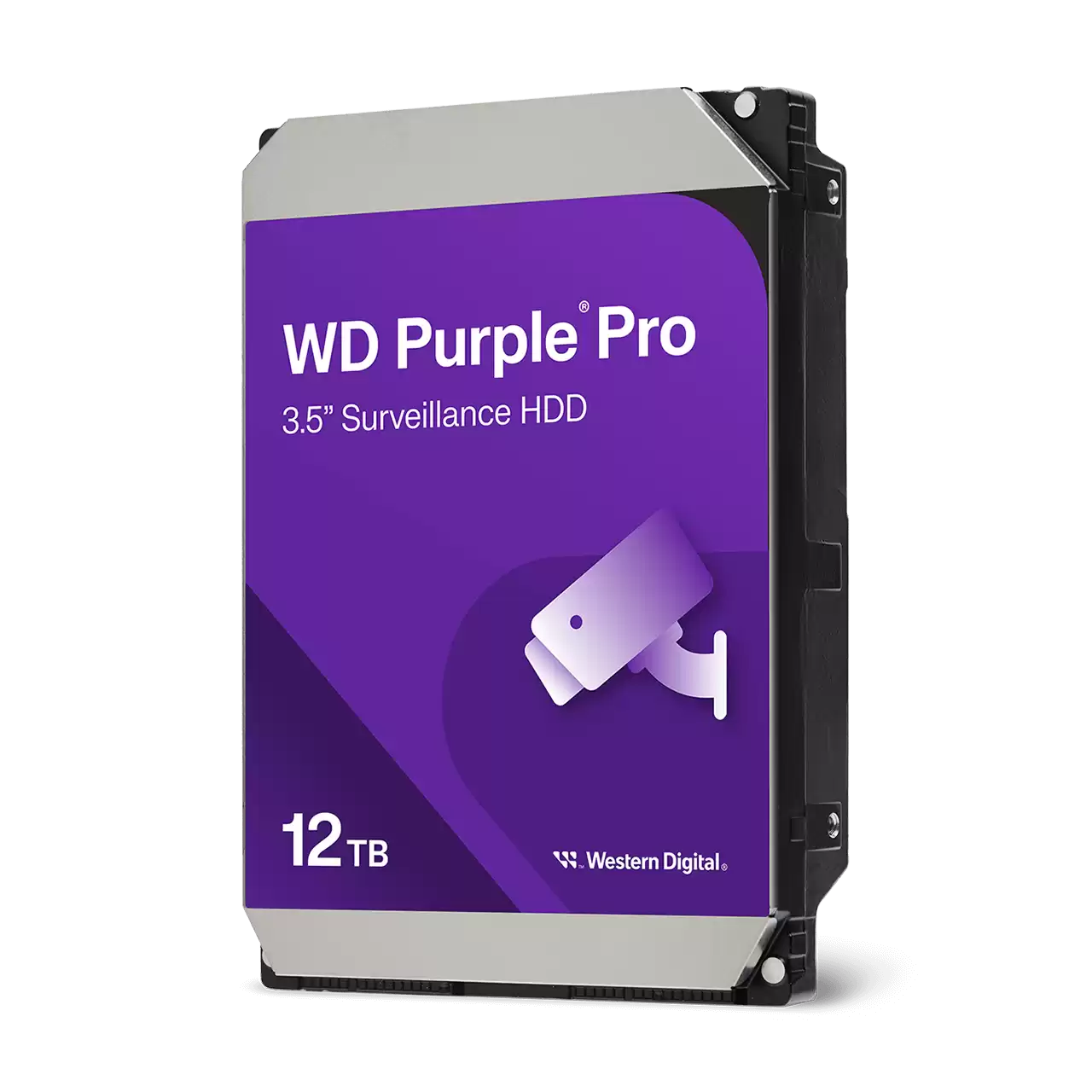 Жесткий диск для видеонаблюдения HDD 12Tb Western Digital Purple Pro SATA 6Gb/s 256Mb 3,5" WD121PURP