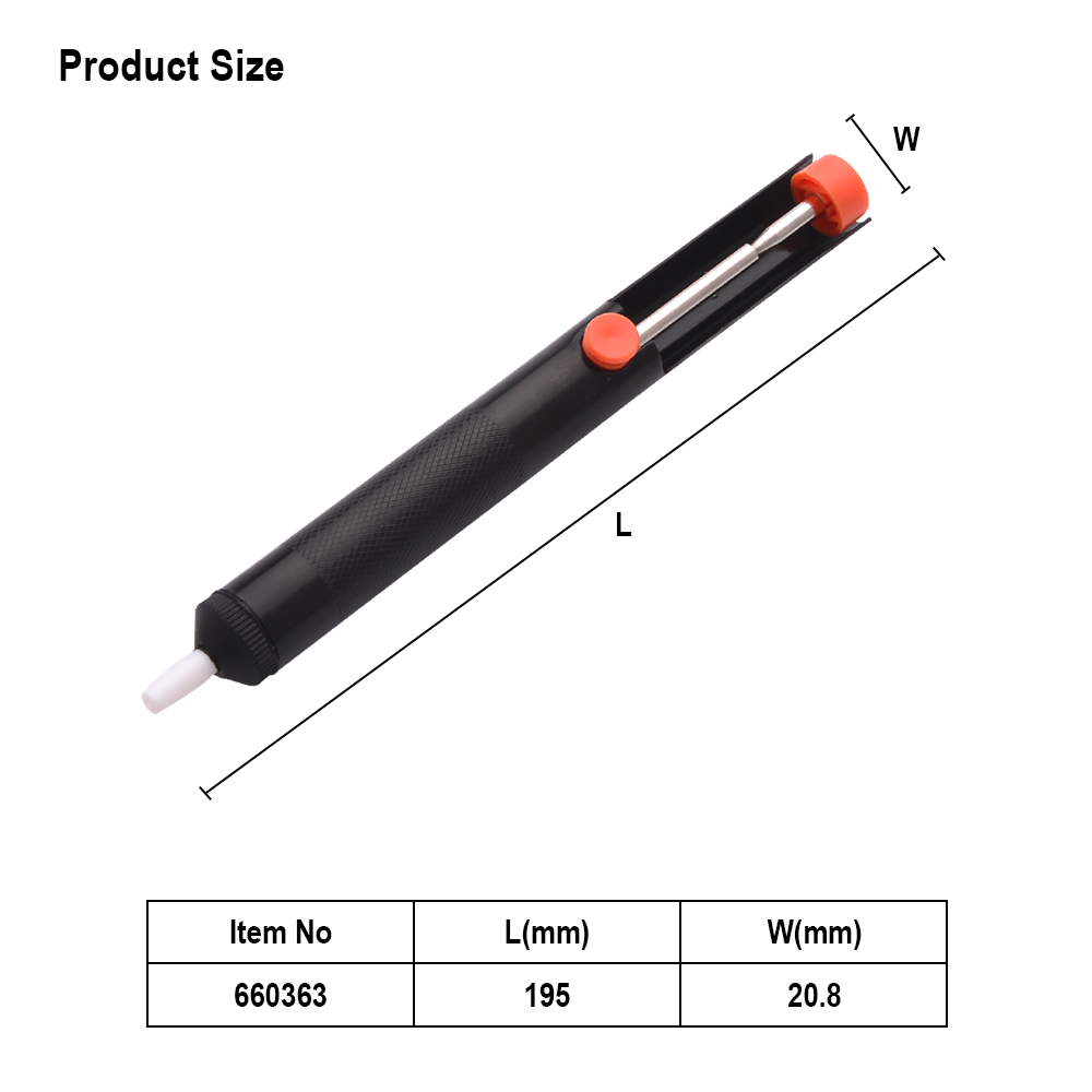 Оловоотсос антистатический, алюминиевый Арт.660363
