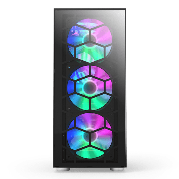 Корпус Montech X3 GLASS (B) ATX/Micro-ATX/Mini-ITX 1xUSB3.0 2xUSB2.0 1xAudio 1xMic Черный
