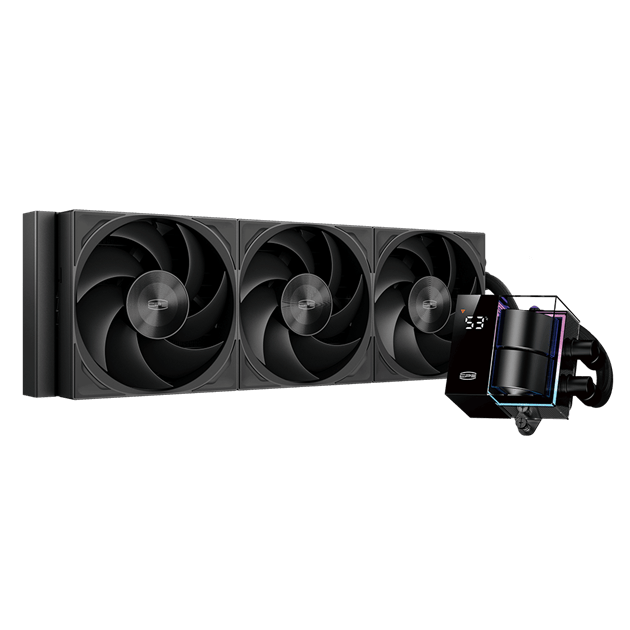 Водяное охлаждение для CPU PCCooler DS360Pro Digital BK, ARGB, TDP 310W, 3x120см, LGA Intel/AMD Черн