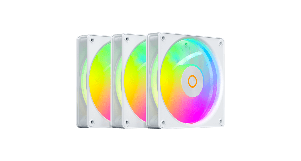 Вентилятор для корпуса Ocypus Gamma F12 Elite WH ARGB REVERSE BLADE 3-IN-1 3x(120x120x25mm) Белый