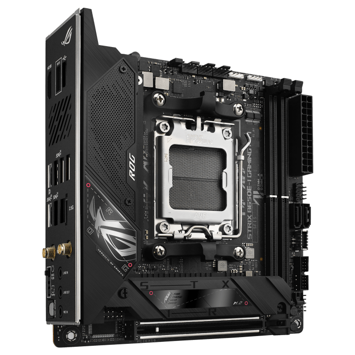 Материнская плата ASUS ROG STRIX B650E-I GAMING WIFI AM5 2xDDR5 2xSATA3 Raid 2xM.2 HDMI USB3.2 M-ITX