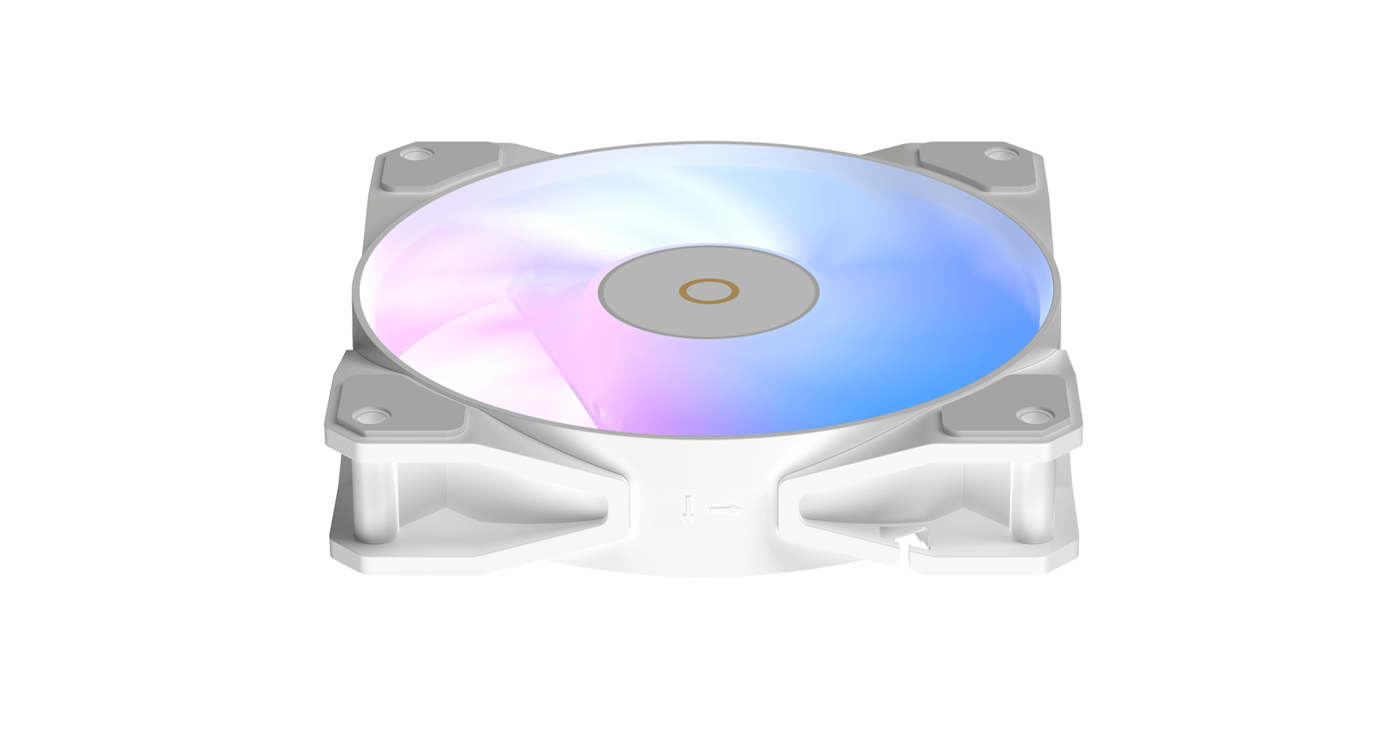 Вентилятор для корпуса Ocypus Beta F12 WH ARGB 1x(120x120x25mm) 1600RPM 56CFM Белый