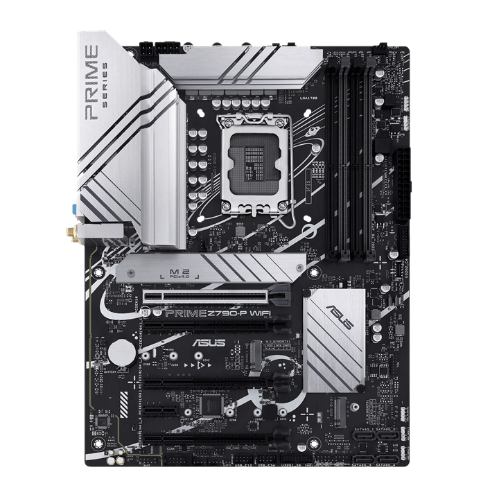 Материнская плата ASUS PRIME Z790-P WIFI LGA1700 4xDDR5 4xSATA3 Raid 3xM.2 HDMI DP ATX
