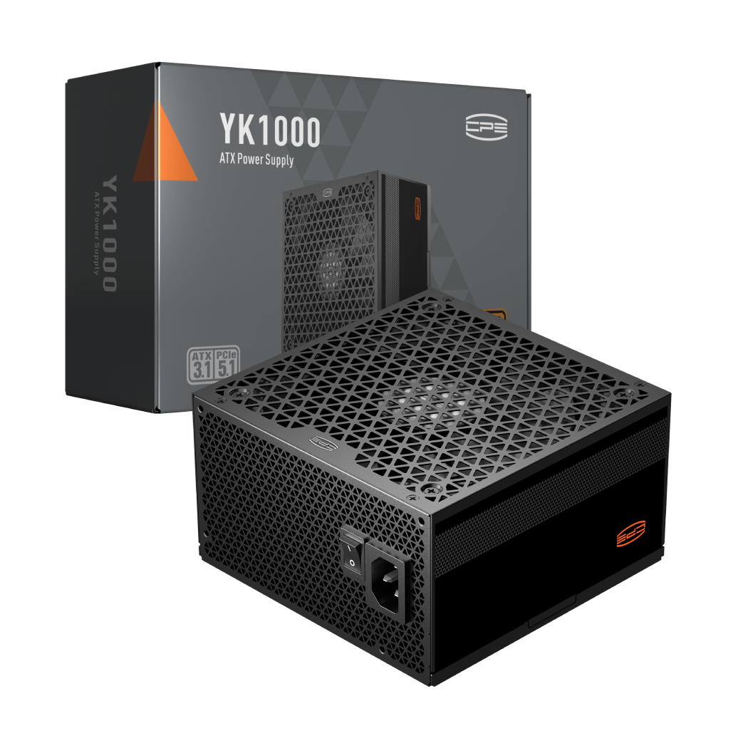 Блок питания PCCooler 1000W, YK1000, Non Modular, 80+ BRONZE, ≥89%, Fan 135mm, Черный, P5-YK1000-B1H