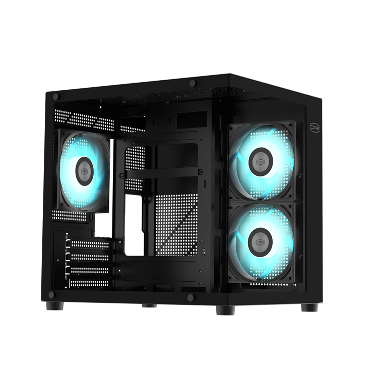 Корпус PCCooler C3T300 3AB BK M-ATX/ITX 1xUSB3.0 1xUSB2.0 1xAudioOut/Mic Black
