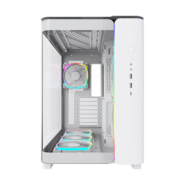 Корпус Montech KING 95 PRO (W) ATX/Micro-ATX/Mini-ITX 2xUSB3.0 1xType-C 1xAudio 1xMic Белый