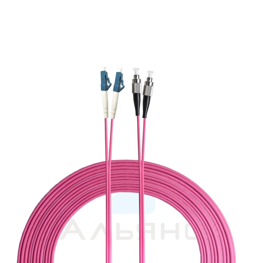 Патчкорд LC/UPC-LC/UPC   2мм MM 50/125 OM4 Duplex - 20 м