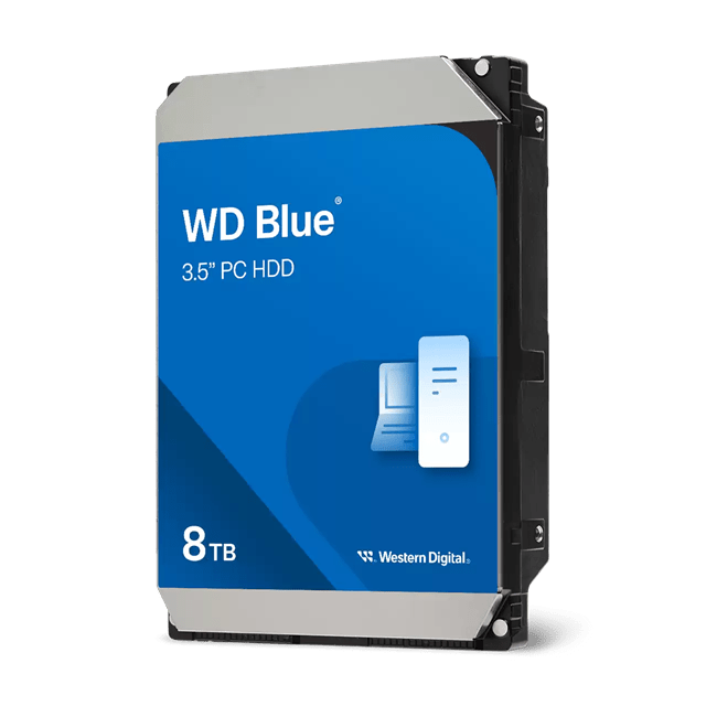 Жесткий диск HDD 8Tb Western Digital Blue SATA 6Gb/s 256Mb 5640rpm WD80EAAZ