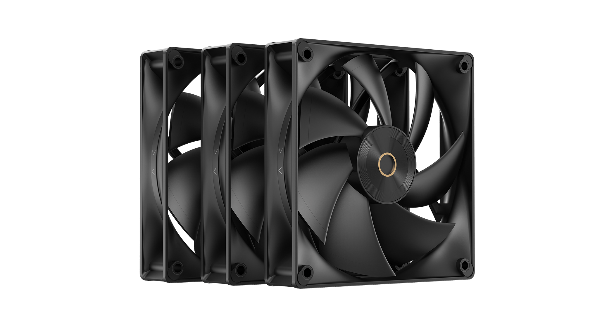 Вентилятор для корпуса Ocypus Delta F12 BK 3-IN-1 3x(120x120x25mm) 500-2000RPM 73CFM Черный