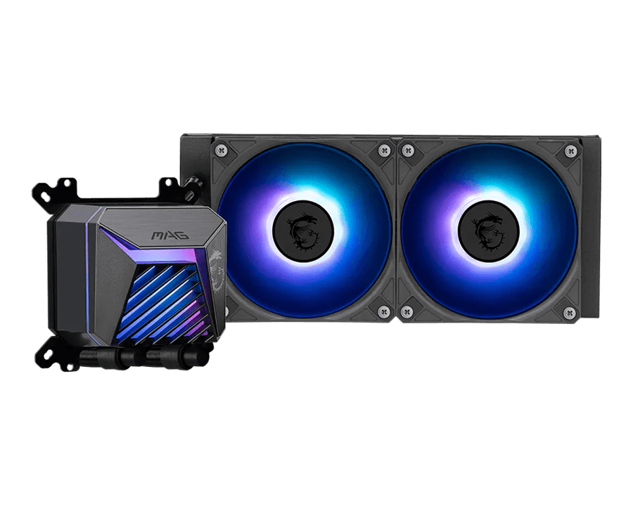 Водяное охлаждение для CPU MAG CORELIQUID A15 240 Socket Intel/AMD, ARGB, Fan 2x120см Черный