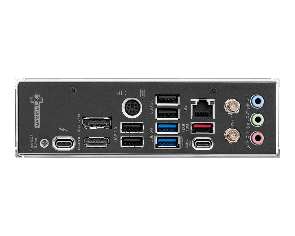Материнская плата MSI Z890 GAMING PLUS WIFI LGA1851 4xDDR5 6xSATA3 RAID 4M.2 HDMI DP ATX