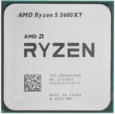 Процессор AMD Ryzen 5 5600XT 3,7ГГц (4,7ГГц Turbo) AM4 7nm 6/12 L2 3Mb L3 32Mb 65W OEM 100-000001585