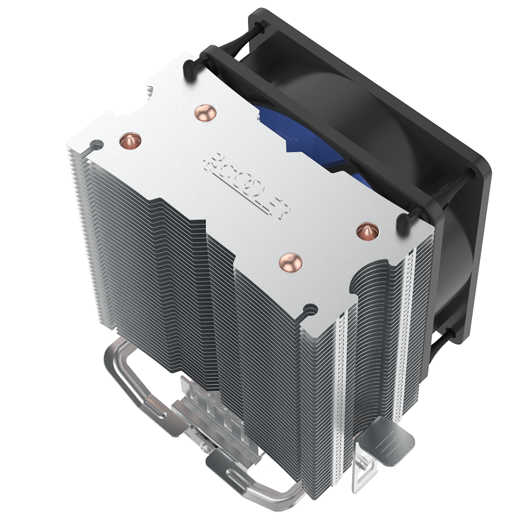 Вентилятор для процессора PCCooler S93 V2 TDP 120W 3-pin 1700/1200/115x/AM5/AM4/AM3 Черный с Синим