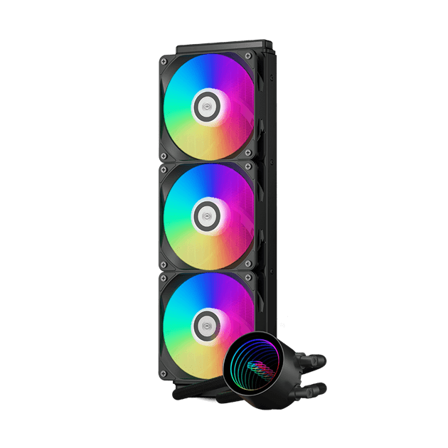 Водяное охлаждение для CPU PCCooler DA360 V2 ARGB BK TDP 300W 115X/1200/1700/1851/AM4/AM5 Черный