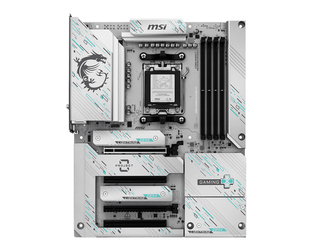 Материнская плата MSI B850 GAMING PLUS WIFI PZ AM5 4xDDR5 4xSATA3 RAID 3xM.2 DP 2xType-C ATX