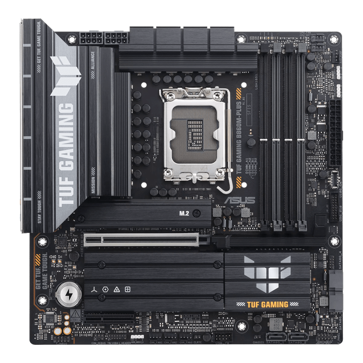 Материнская плата ASUS TUF GAMING B860M-PLUS, LGA1851 B860 4xDDR5 4xSATA 3xM.2 HDMI DP USB-C mATX