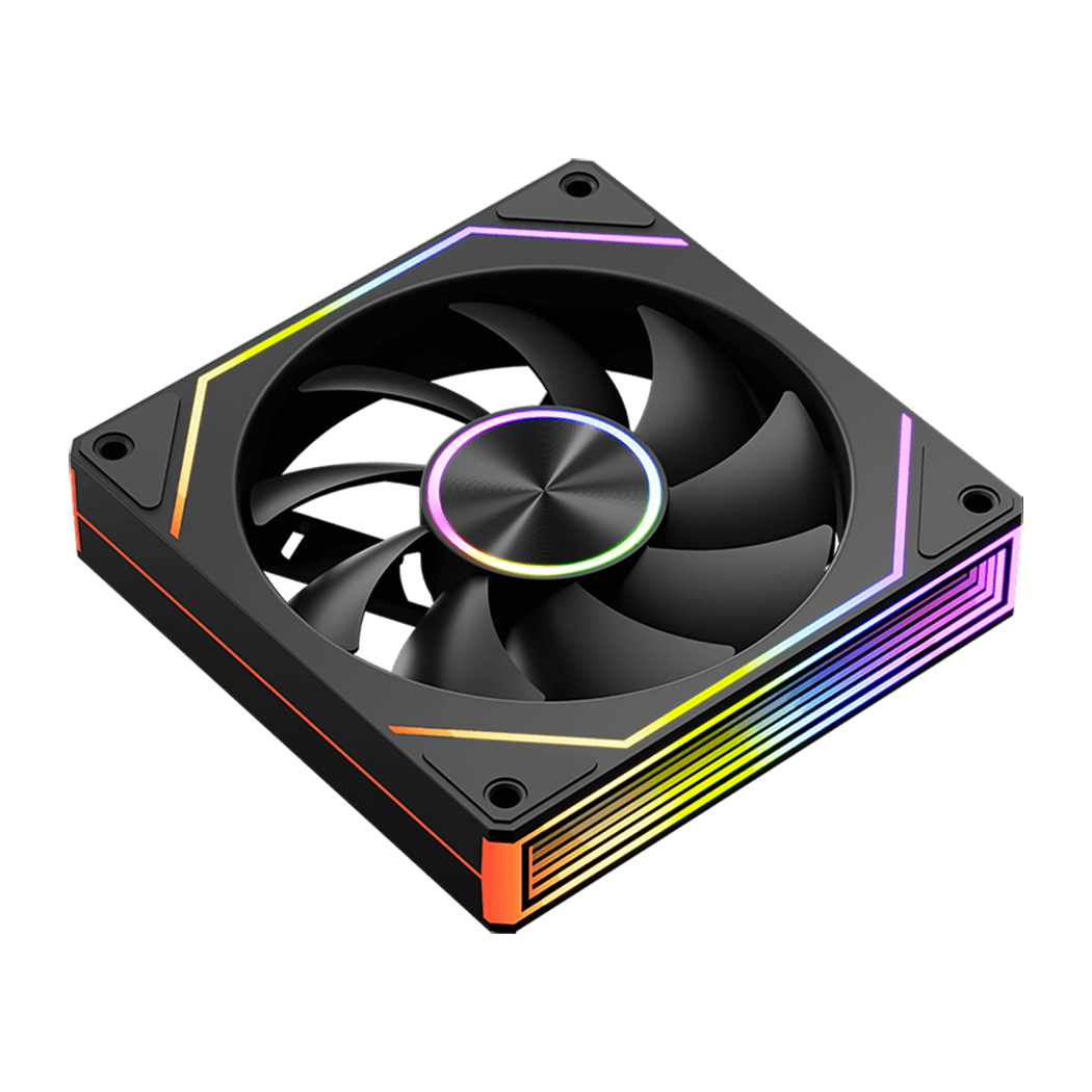 Вентилятор для корпуса PCCooler FG120 ARGB BK 1x(120x120x25mm) 800-1800 RPM 54CFM Black
