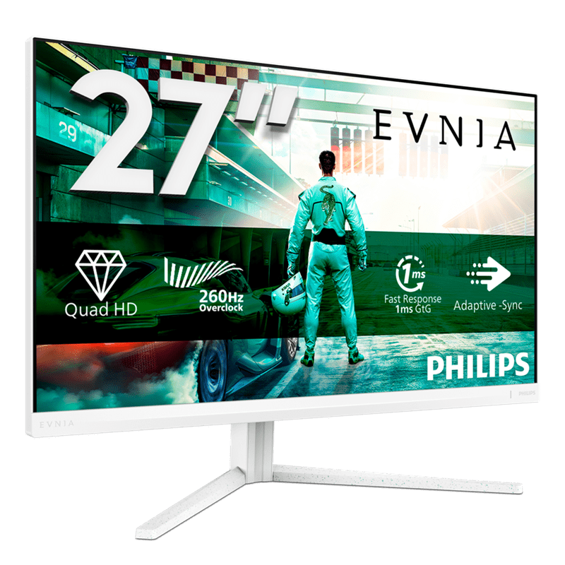 Монитор 27" PHILIPS 27M2N3501PA/01 IPS 2560x1440 260Hz 1мс 300кд/м 1000:1 2xHDMI DP 2x2W Белый