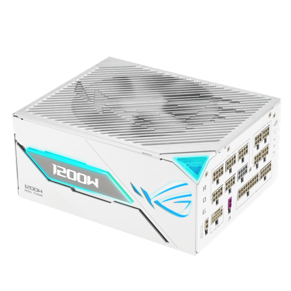 Блок питания ASUS 1200W, ROG Thor 1200W Platinum III White Edition, ROG-THOR-1200P3-WHITE-GAMING