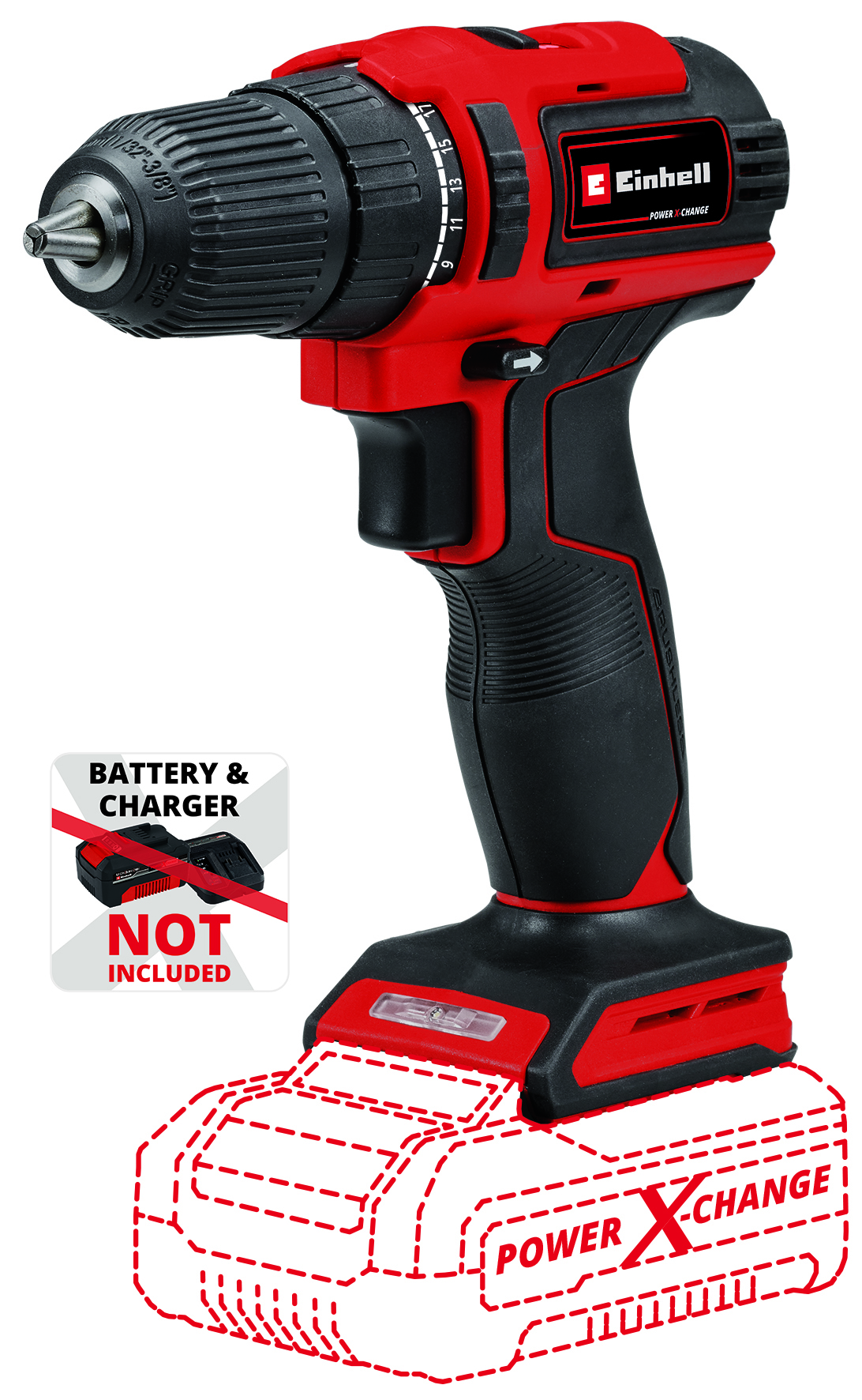 Аккум. Шуруповерт Einhell TE-CD 18/40 Li BL - Solo (4513997)