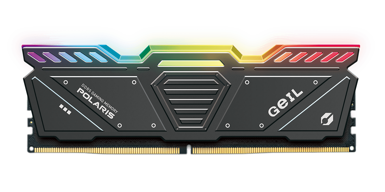 Оперативная память 32GB Kit (2x16GB) GEIL Polaris RGB 5600Mhz DDR5 UDIMM CL38 GOSG532GB5600C38ADC