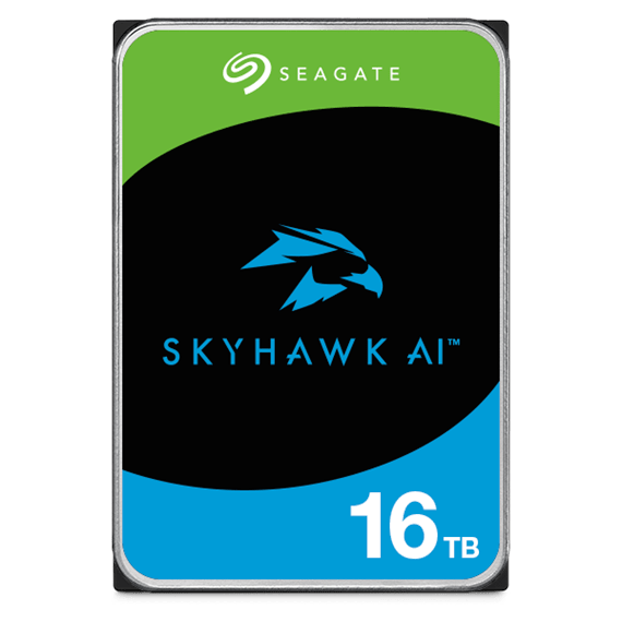 Жесткий диск для видеонаблюдения 16Tb Seagate SkyHawk AI 512Mb SATA3 3.5" ST16000VE004