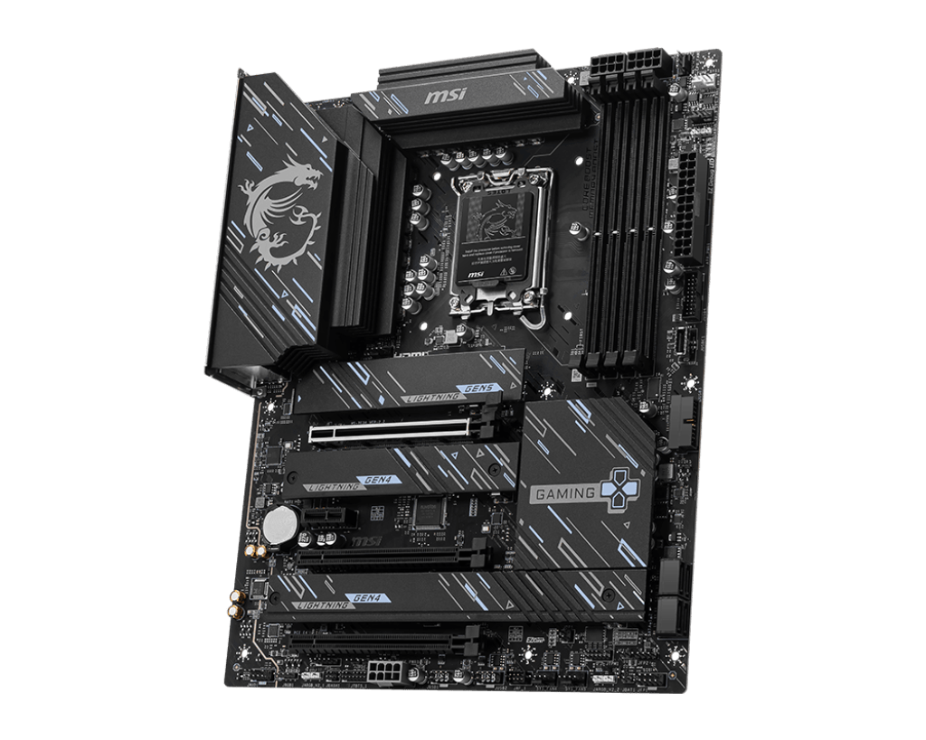 Материнская плата MSI Z890 GAMING PLUS WIFI LGA1851 4xDDR5 6xSATA3 RAID 4M.2 HDMI DP ATX