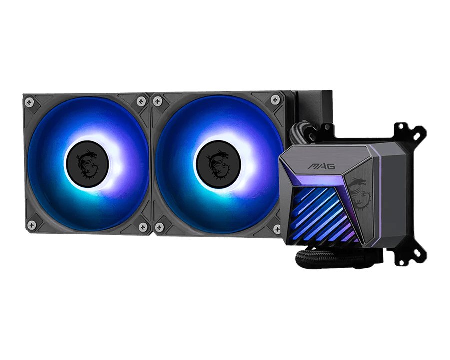 Водяное охлаждение для CPU MAG CORELIQUID A15 240 Socket Intel/AMD, ARGB, Fan 2x120см Черный