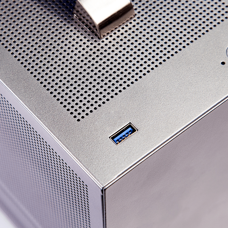 Корпус PCCooler I100 PRO MESH GY  ITX USB3.0 1x3.5", 1x2.5" Grey