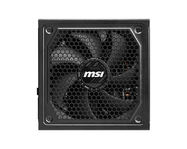 Блок питания MSI 1250W, MAG A1250GL PCIE5, Full Modular, ATX, 80+ GOLD, КПД >90%, Fan 135mm, Черный