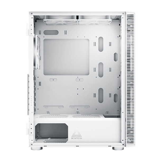 Корпус Montech X3 GLASS (W) ATX/Micro-ATX/Mini-ITX 1xUSB3.0 2xUSB2.0 1xAudio 1xMic Белый