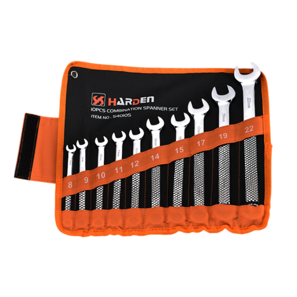 Набор комбинированных гаечных ключей 10 предметов  Арт.540105