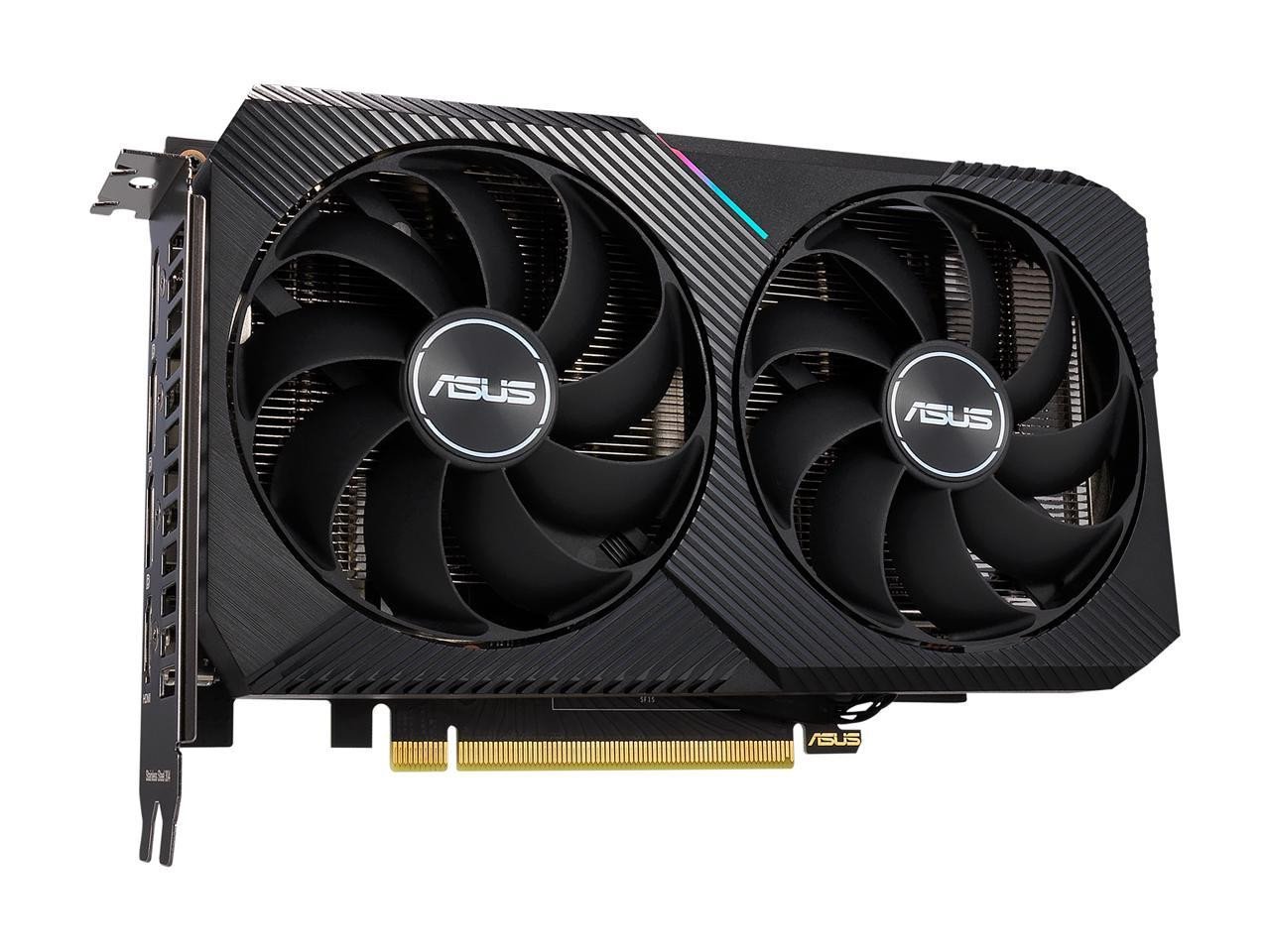 Видеокарта ASUS GeForce RTX3060 OC GDDR6 12GB 192-bit HDMI 3xDP HDCP DUAL-RTX3060-O12G-V2