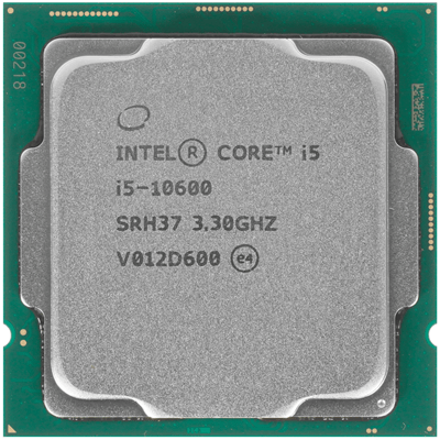 Процессор Intel Core i5-10600 3,3GHz (4,8GHz) 12Mb 6/12 Core Comet Lake UHD 630 65W FCLGA1200 Tray