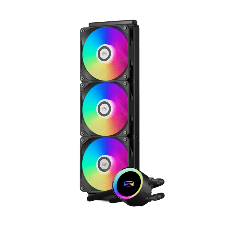 Водяное охлаждение для CPU PCCooler DA360 MAX ARGB BK TDP 300W 115X/1200/1700/1851/AM4/AM5 Черный