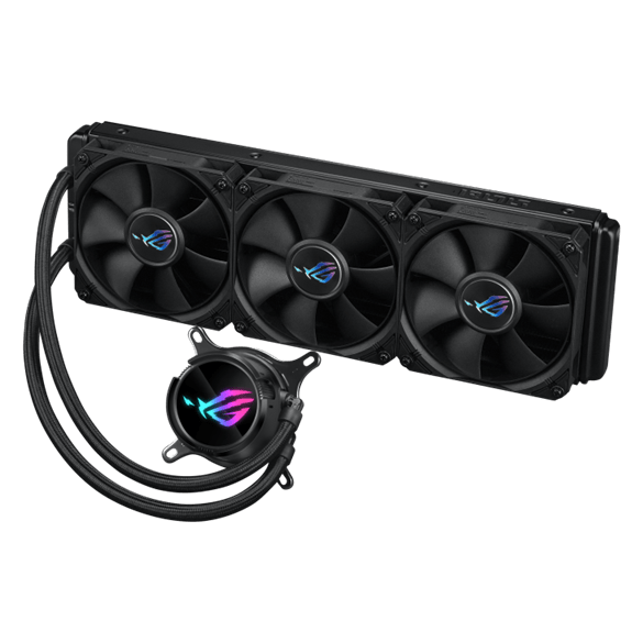 Водяное охлаждение CPU Asus ROG STRIX LC III 360 120mm Liquid CPU Cooler, 3 x12cm PWM Fan