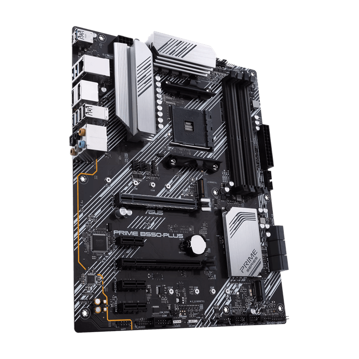 Материнская плата ASUS PRIME B550-PLUS AM4 4xDDR4 6xSATA 2xM.2 HDMI DP ATX